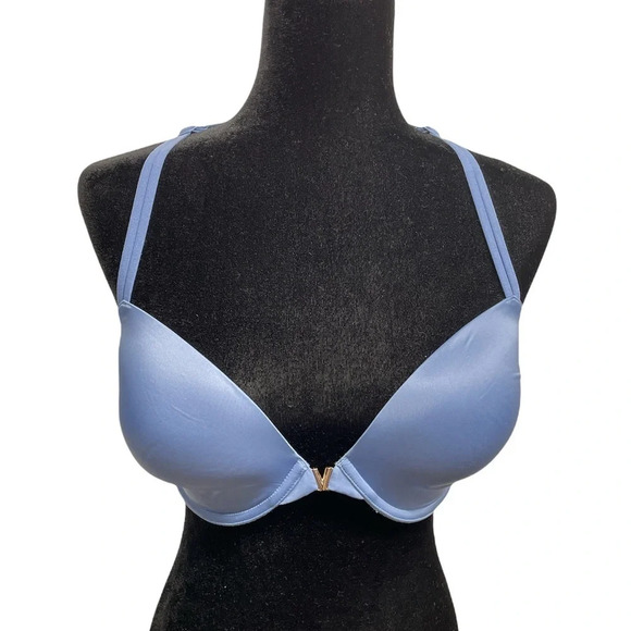 Victoria’s Secret Collection Bra Racer Back Lined Demi Bra 34DDD Front Clasp - Picture 1 of 10